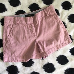 J Crew Pastel Pink Chino Shorts